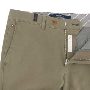 Pantalon homme micro-imprimé SAN SIRO Jerez taupe 951912sa