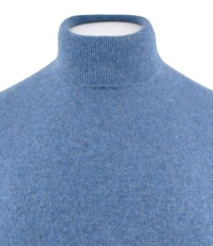 pull homme col roulé bleu indigo BEST GUEST Diego