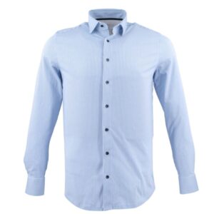 Chemise homme MARVELIS rayures bleues ciel Modern Fit