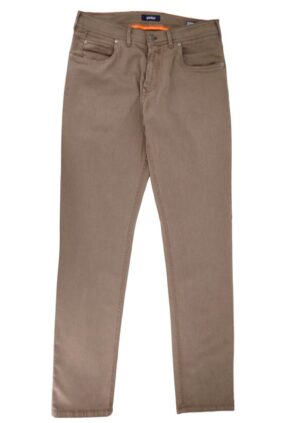 pantalon homme GARDEUR marron clair Bradley 5 poches