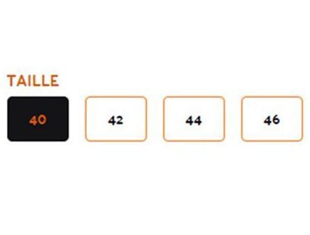 sélectionnez la taille française