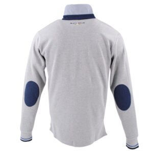 Polo homme épais BLACK WELLIS gris avec coq supporter France