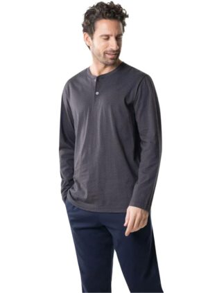 Pyjama homme coton bio EMINENCE gris LP57