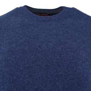 pull BEST GUEST ras du cou 80% laine bleu jean 701bg