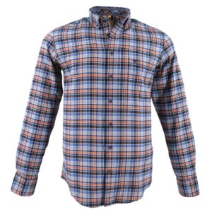 chemise homme Redmond chaude rayée orange