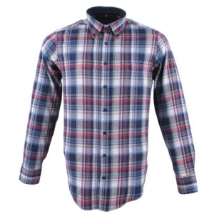 Chemise flanelle CASAMODA carreaux rouges casual fit