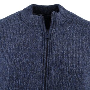 Gilet homme CASAMODA lambswool chiné bleu