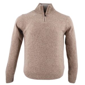 Pull camionneur homme 80% laine BANDE ORIGINALE beige