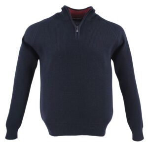 pull BEST GUEST maille marine DIEPPE 50% laine