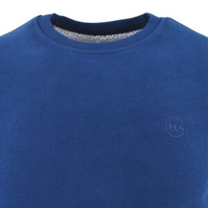 sweat homme bleu CAPTEN col rond