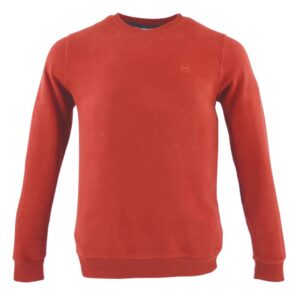 sweat homme brique CAPTEN col rond