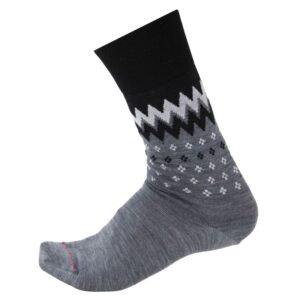 Chaussettes LABONAL en laine avec motif noir et blanc