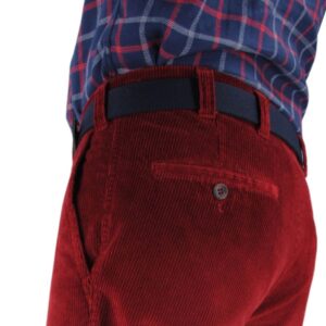 Pantalon homme velours rouge MENS Madrid 4180Med