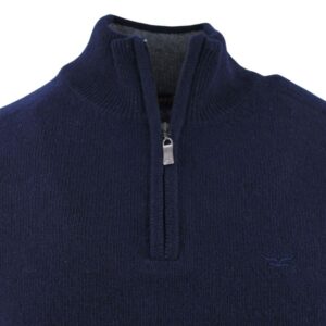 pull homme BEST GUEST col camionneur marine 80% laine 703bg